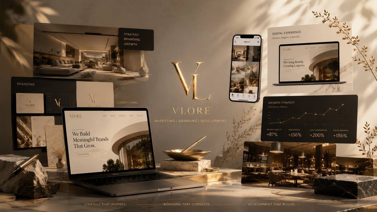 VLORE brand identity