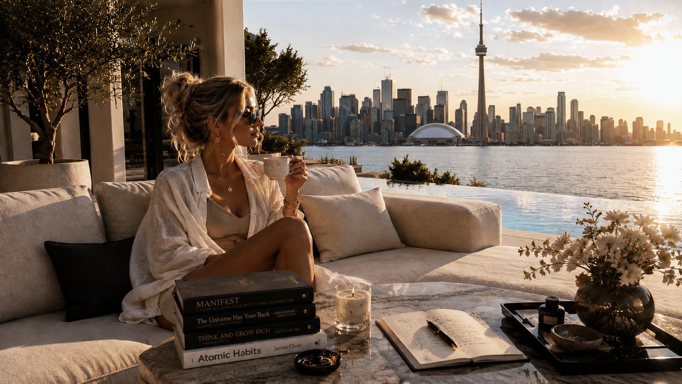 Rooftop morning over Toronto